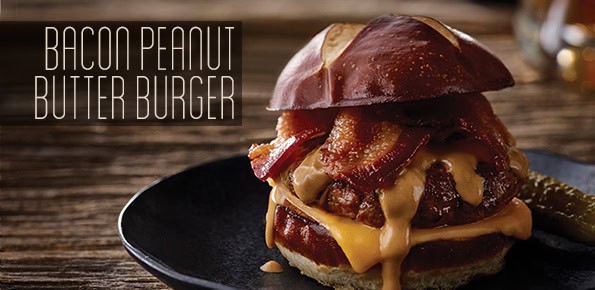 Bacon Peanut Butter Burger Recipe - Best Bacon Burger Recipes - Bacon Freak