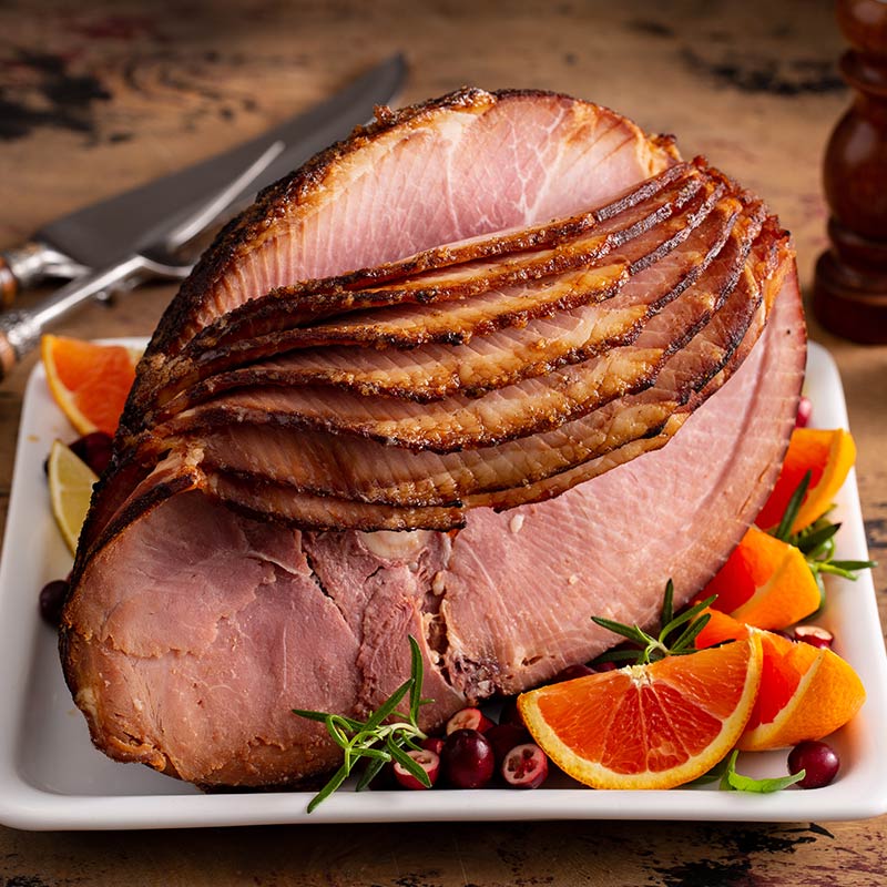 Lisduggan Farm Cooked honey glazed gammon (unsmoked) 5kg