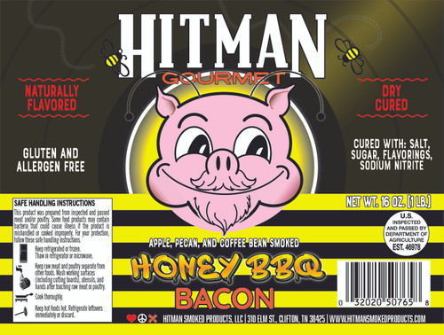 Honey BBQ label