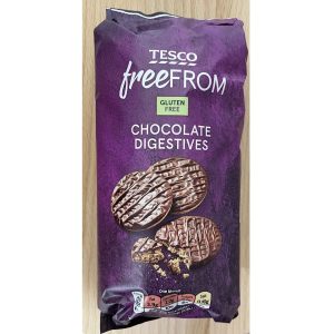 Tesco Free From Chocolate Digestives 166g